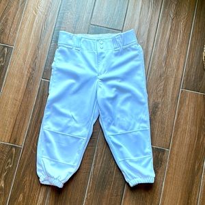 Marucci youth extra large, knicker baseball pants. White.